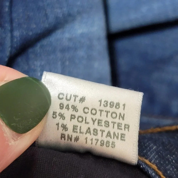 J Brand Dark Wash Distressed Alta Straight Leg Jeans Hi Rise Dark Wash‎ Denim 28 - Picture 7 of 7